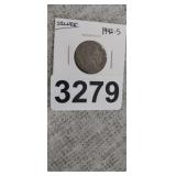 1942-S WW2, 35% SILVER  WAR NICKEL