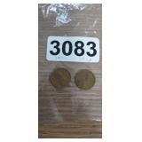 1934, 1923 WHEAT PENNY