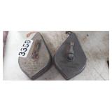 (2) VINTAGE CHALK REELS