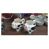 (2) COW MUGS