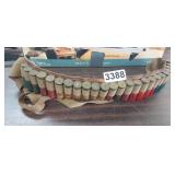 SHOTSHELL BELT WITH 16 GAUGE SHOTSHELLS