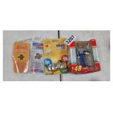 NASCAR PINS, CAR AND FIGURINE ORNAMENT