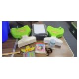 MEXICAN PARTY SUPPLIES (2) PINATAS, BAR OPEN SIGN,