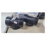 (2) 3" PLUMBING T