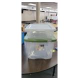 (2) TOTES WITH LIDS