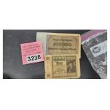 1922 500,000 MARK, GERMAN RIECHSMARK & 5,000 NOTES