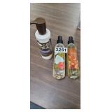(2) BODY SPLASH AND (1) BODY LOTION LOT