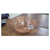 HOCKING MANHATTAN PINK DEPRESSION GLASS BOWL