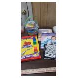 BEAD MANIA, WASHABLE MARKERS, ACTIVTY BOOKS, ETC