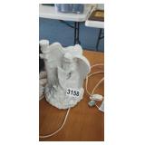 ANGEL PLAYING HARP LAMP