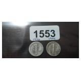1936 1944 SILVER DIMES