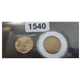 2005 CANADIAN DOLLAR & 2000 SACAWAGEA DOLLAR