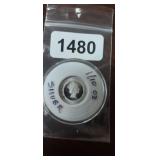 2020 QUEEN ELIZABETH 1/10 OUNCE, .999 FINE SILVER