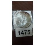 2000 AMERICAN EAGLE, 1 OUNCE, .999 FINE SILVER