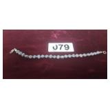 7 1/2' BRACELET W/ STERLING SILVER FINDINGS 9.5 GR