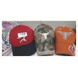 3 TEXAS HATS