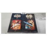 (2) STAR WARS VHS TAPES