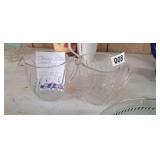 (2) ANCHOR HOCKING SMALL PITCHERS