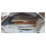 CANVAS BAG OF BOOKS AND COLORING BOOKS
