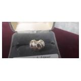 STERLING SILVER RING, SIZE 4.5