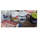 (4) TRAIN MUGS