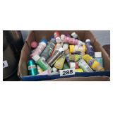 LOT OF ARTS AND CRAFTS PAINTS, ETC