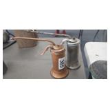 (2) OIL CANS