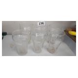 (6) COCA COLA GLASSES