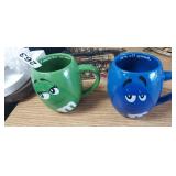 (2) M&M MUGS