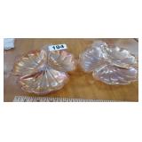 (2) VINTAGE  MARIGOLD TRINKEY DISHES