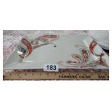 HAND PAINTED SERVING DISH