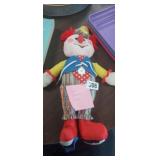 1984 DRESS ME UP CLOWN DOLL