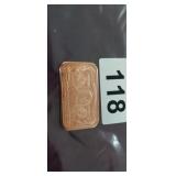 CLEVELAND 1 OUNCE, .999 FINE COPPER BAR