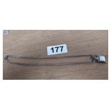 17" NECKLACE WITH DROP