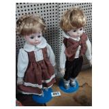 2 VINTAGE DOLLS
