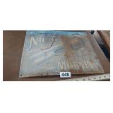 IF YOU ARE FOUND HERE AT NIGHT METAL SIGN