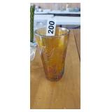 VINTAGE AMBER TUMBLER