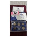 US MINT 2000 STATE QUARTERS PROOF SET