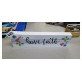 HAVE FAITH WALL ART