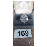 STERLING SILVER RING, SIZE 9