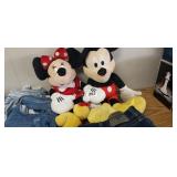 MICKEY MOUSE AND MINNIE MOUSE PLUSH