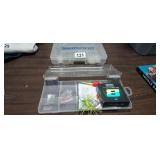 SHIMANO STORAGE BOX & PLASTIC BOX WITH TACKLE