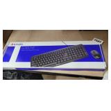 VERBATIM CORDED KEYBOARD AND MOUSE