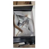 MYSOFT SILVER HEELS SIZE 6