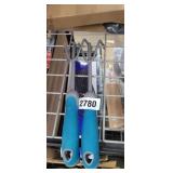 2 GARDEN RAKES