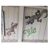 3 LIZARD WALL DECOR