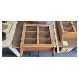 HANGING WOODEN RACK WITH DOORS