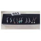 BOX OF EARRINGS