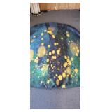 FULL FITTED SHEET AND FLOWER FENCE BACKGROUND