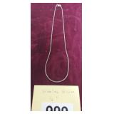 STERLING SILVER NECKLACE 16"